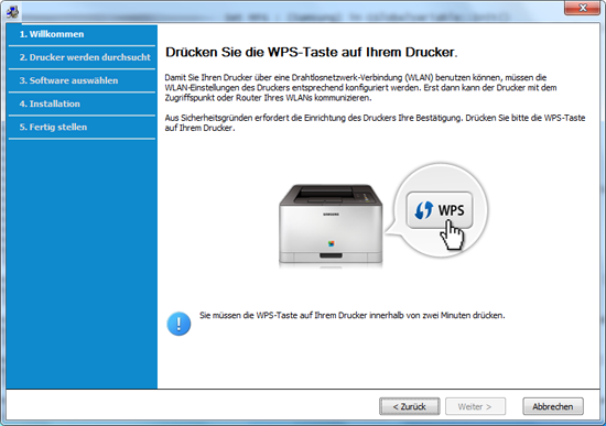 Die offiziellen treiberpakete werden ihnen bei der wiederherstellung von samsung m262x 282x. Drahtlosnetzwerk Setup