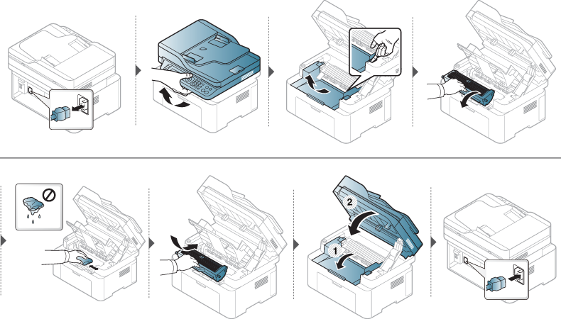 Chiffon de nettoyage pour imprimante laser