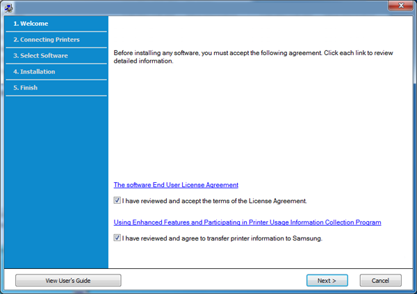 kardinal Bluebell Kompatibel med Installing driver over the network