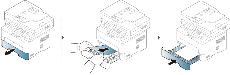 samsung paper jam in tray 1